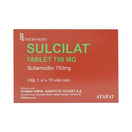 Thuốc kháng sinh Sulcilat 750mg
