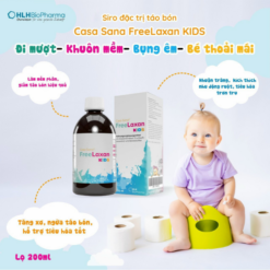Siro đặc trị táo bón Casa Sana FreeLaxan Kids