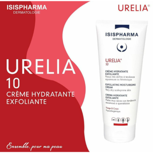 IsisPharma Urelia 10 150ml  - Kem ngăn ngừa kích ứng da, vẩy nến