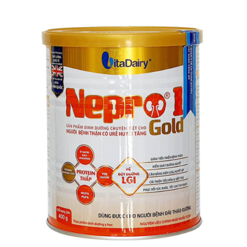 Sữa Bột Dinh Dưỡng Cho Người Bệnh Thận Nepro 1 Gold (400g)