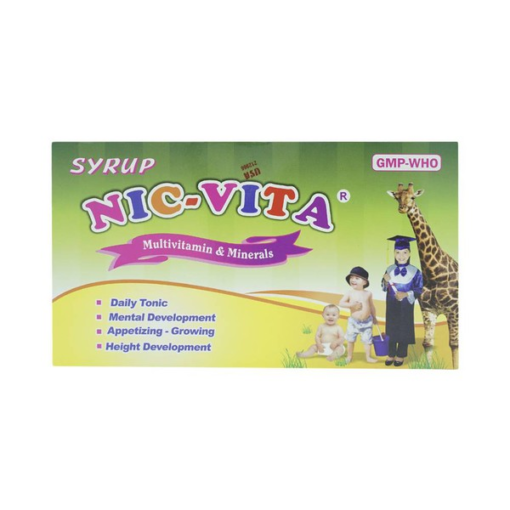 Siro Nic-Vita giúp trẻ ăn ngon, phát triển chiều cao