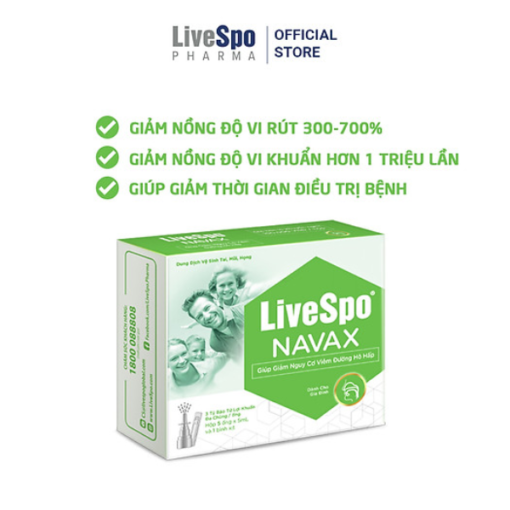 Livespo Vavax Dành Cho Gia Đình - Dung dịch vệ sinh tai mũi họng