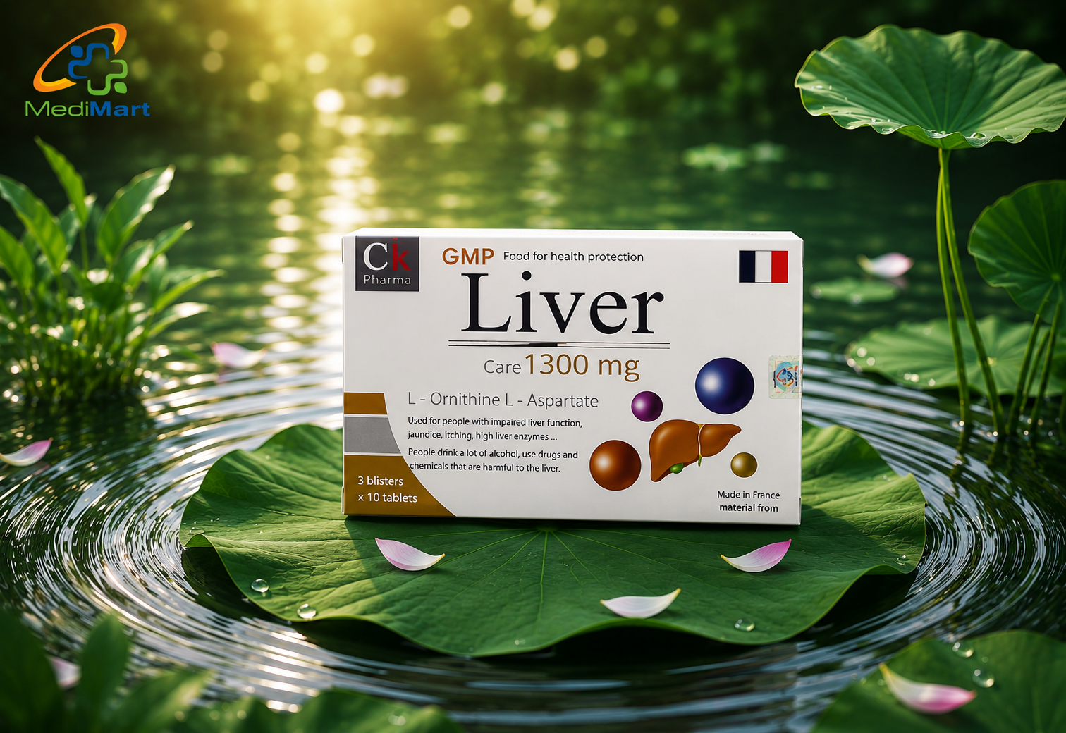 CK LIVER CARE 1300mg (Hộp 30 viên)