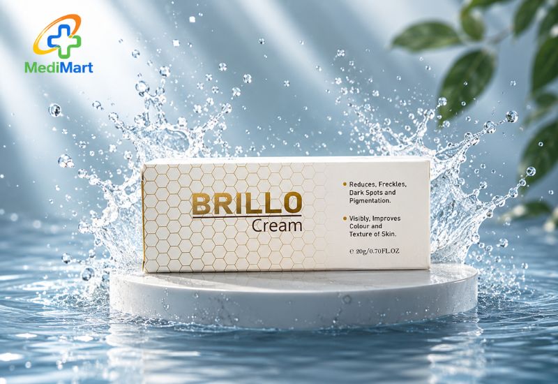 Kem dưỡng trị nám, giữ ẩm da Brillo Cream (Hộp 1 tuýp 20g)