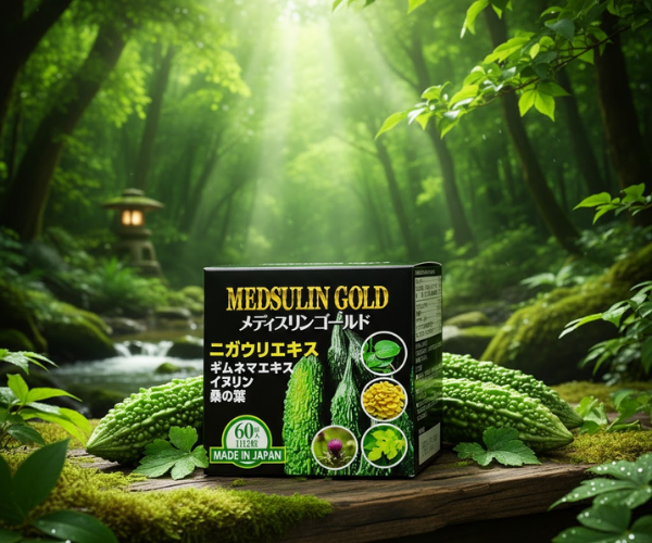 Viên uống Medsulin Gold Jpanwell giúp hạ đường huyết, hỗ trợ chuyển hóa đường (60 viên)