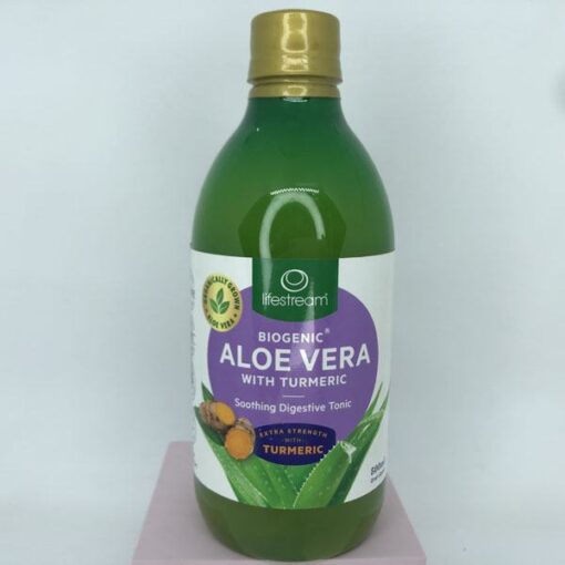 Nước ép hỗ trợ tiêu hóa Lifestream Biogenic Aloe Vera with Turmeric