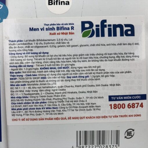 Men vi sinh Health Aid Bifina R