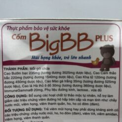 Cốm hỗ trợ giảm viêm đường hô hấp BigBB Plus