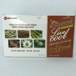 Bột tan thanh nhiệt Live Cool Nam Dược không đường