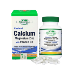 Canxi D3 tăng sức đề kháng chiều cao cho bà bầu người lớn ORGANIKA Calcium Magnesium Zinc D3