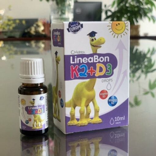 Hỗ trợ hấp thụ canxi Children LineaBon K2+D3 Drops