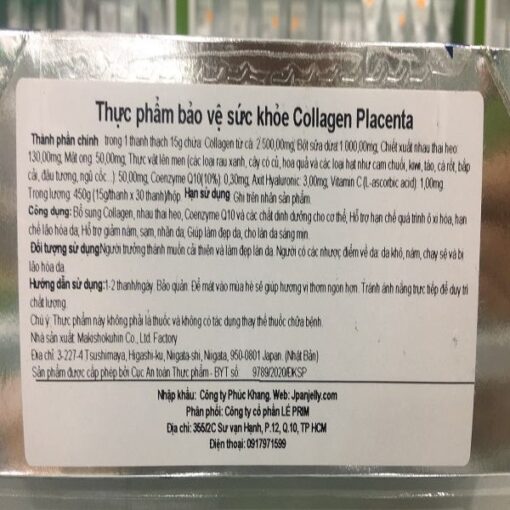 Thanh thạch đẹp da Collagen Placenta Jelly