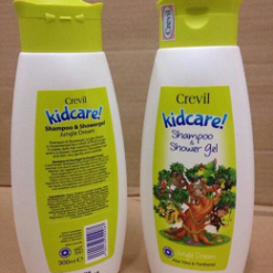 Sữa tắm gội trẻ em 2 trong 1 Crevil Kidcare Shampoo & Shower Gel- Jungle Dream