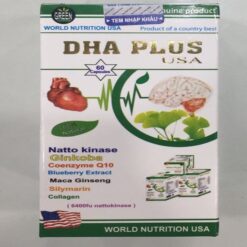 Bổ não, ngăn ngừa đột quỵ DHA Plus USA