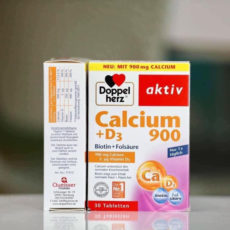 Viên uống Doppelherz Calcium D3
