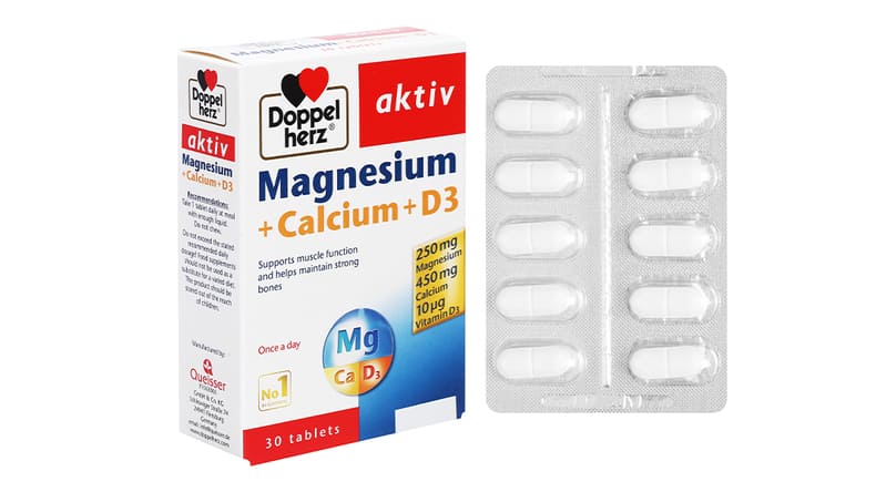 Doppelherz Magnesium Calcium D3 giúp nâng cao chất lượng của xương