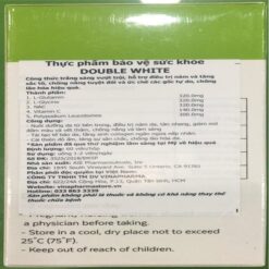 Viên uống trắng da Double White