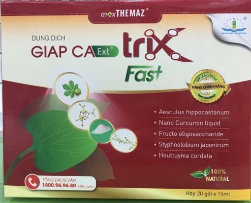Dung dịch hỗ trợ giảm táo bón Giap CaExt Trix Fast
