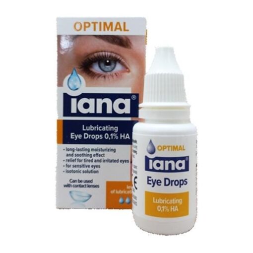 Dung dịch nhỏ mắt IANA Lubricating Eye Drops 0,1% HA