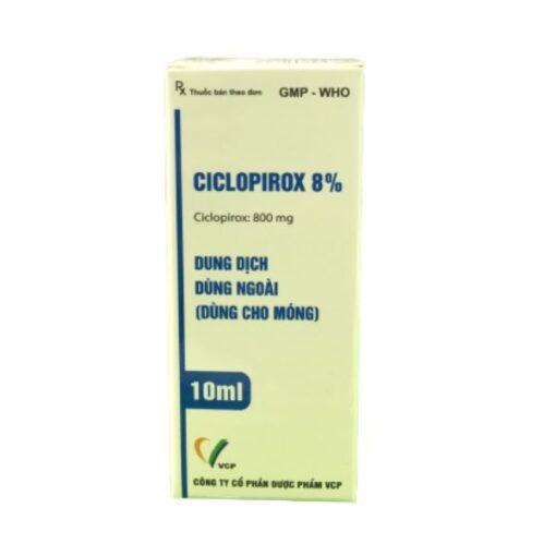 Dung dịch trị nấm cho móng Ciclopirox 8%