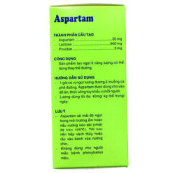 Đường ăn kiêng Aspartam Pharmedic (Hộp 50 gói)