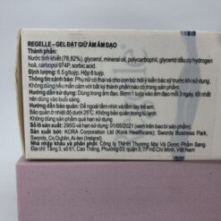 Gel đặt giữ ẩm âm đạo Regelle