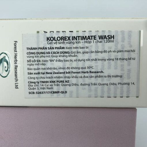 Gel vệ sinh vùng kín Kolorex Intimate Wash