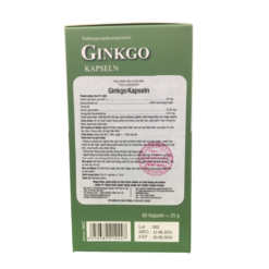 Viên uống bổ não Ginkgo Kapseln 100mg