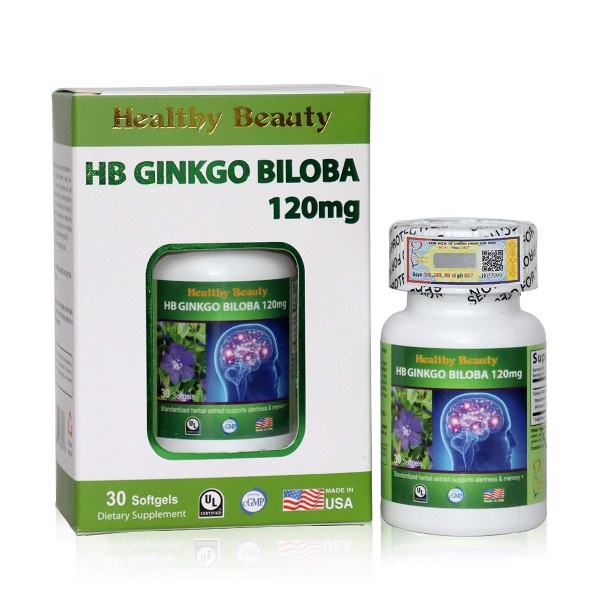 Tăng cường tuần hoàn não HB GINKGO BILOBA 120mg
