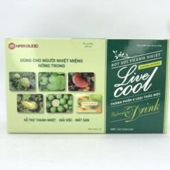 Bột sủi thanh nhiệt Live Cool Nam Dược không đường