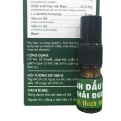 Viên kích thích mọc tóc Hà thủ ô đỏ TD3 PLUS ++ Nam Thái Dương (Hộp 30 viên)