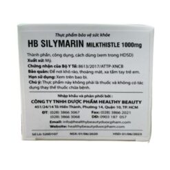 Hỗ trợ chức năng gan Healthy Beauty HB Silymarin Milkthistle 1000mg