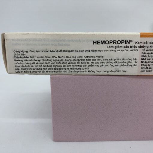Kem mỡ bôi trĩ Hemopropin 20g