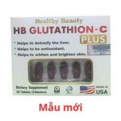 Chống oxy hóa, giải độc gan Healthy Beauty HB Glutathion- C Plus