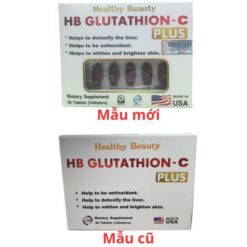 Chống oxy hóa, giải độc gan Healthy Beauty HB Glutathion- C Plus