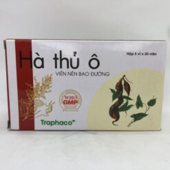 HÀ THỦ Ô TRAPHACO 100 VIÊN NÉN BAO ĐƯỜNG