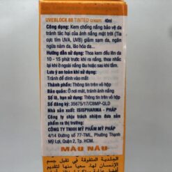 Kem chống nắng Isispharma Uveblock SPF80 Tinted Cream