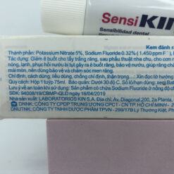 Kem Đánh Răng Sensikin Ngăn Ngừa Ê Buốt 75ml