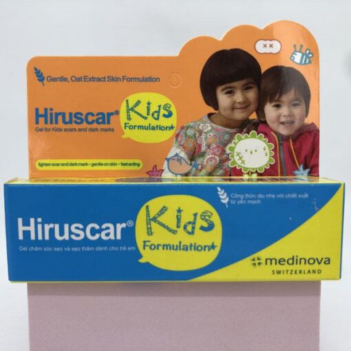Kem trị sẹo cho trẻ em Hiruscar Kids Formulation 10g
