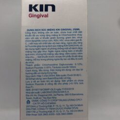 Nước súc miệng ngăn ngừa viêm nướu Kin Gingival 250ml