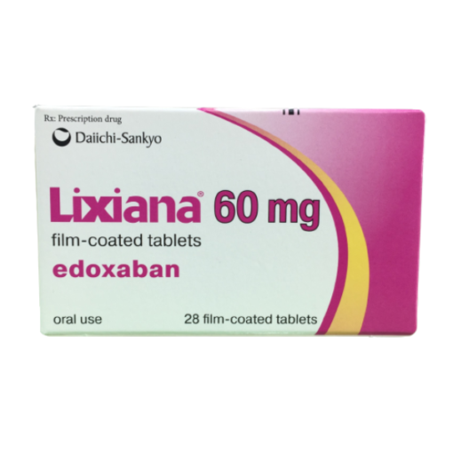 Lixiana 60 mg Film-Coated Tablets Edoxaban - Ngăn ngừa cục máu đông
