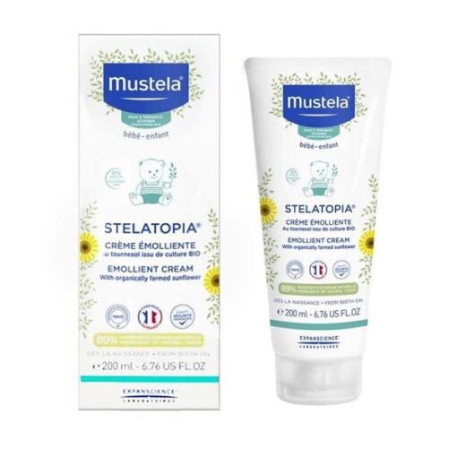 Kem dưỡng da cho bé Mustela Stelatopia Emollient Cream 200ml