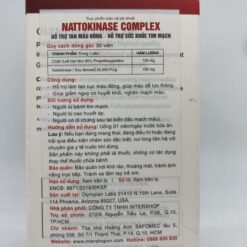 Viên uống hỗ trợ tim mạch Nattokinase Complex