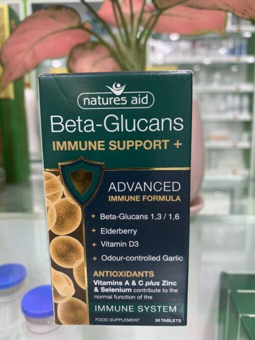 Natures Aid Beta Glucans Immune Support +
