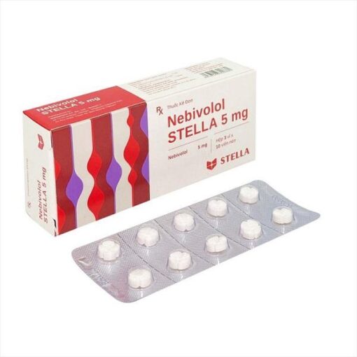 Thuốc điều trị cao huyết áp Nebivolol Stella 5mg