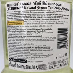 Nước súc miệng LISTERINE NATURAL GREEN TEA 750ML