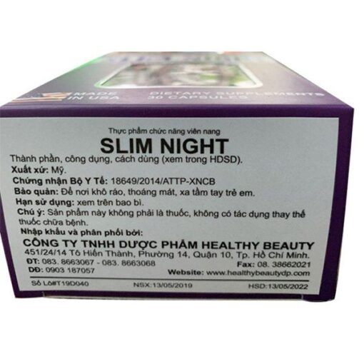 Viên uống giảm cân ban đêm Healthy Beauty Slim Night