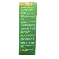 Vệ sinh tai dạng phun sương Mepharco Spray-C Nano Bạc