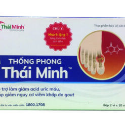 Hỗ trợ điều trị gout Thống phong Thái Minh (Hộp 2 vỉ x 10 viên)