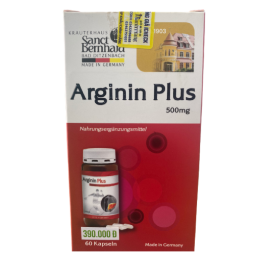Thực phẩm hỗ trợ chức năng gan Arginin Plus 500mg